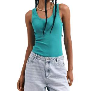 Custom Wholesale <b>Womens</b> Tight Fit Quick Dry Sports Tank <b>Top</b> Plus Size Sleeveless Gym & Running Fitness Wear - Product Image 1