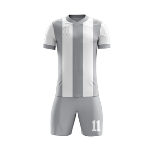 Professional Manufactured 100% Polyester Printed Soccer Uniform for Adult Men Custom Size Gradient Color Four-Way Stretch Custom - Product Image 4