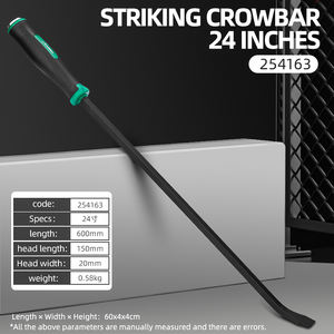 Pied-de-biche plat droit en acier à haute teneur en manganèse, petit outil spécial pour charpentier, outil pour pneus, pied-de-biche, fabrication directe, ciseau prêt à l'emploi 24 - Product Image 1