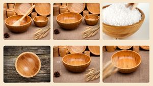 Un cuenco de madera de calidad y un cuenco de bambú para servir se exportan con el artículo más vendido de 2024 Eco Hot - Product Image 2