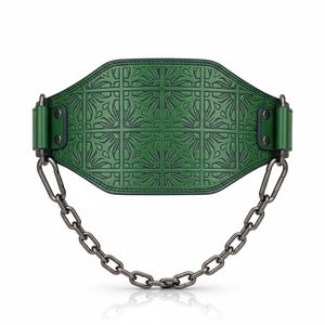 เข็มขัดยกน้ำหนักสำหรับฝึกซ้อมในยิม สำหรับดึงข้อและสควอท พร้อมโซ่เหล็ก อุปกรณ์ฟิตเนส เข็มขัดยกน้ำหนัก - Product Image 1