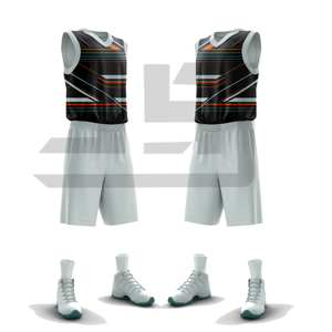 Tenue de basket-ball unisexe respirante personnalisée, short en jersey polyester, vêtements de sport performants pour les clubs et les événements d'équipe - Product Image 5