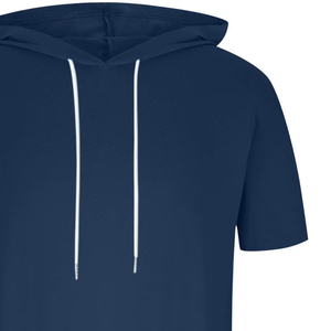 Fashion Short Sleeve Hoodies OEM ODM Custom Cotton Hooded Sweatshirt Bulk Production Manufacturer for Men <b>Women</b> <b>Clothing</b> Custom - Product Image 6