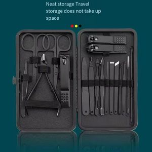 Ensemble de 7 outils professionnels portables en acier inoxydable pour manucure et pédicure, grandes et moyennes pinces obliques, pour adultes, durables, style classique - Product Image 3