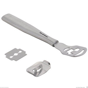 Râpe à callosités et cors, pousse-cuticules, coupe-cors en acier inoxydable pour pédicure - Product Image 1