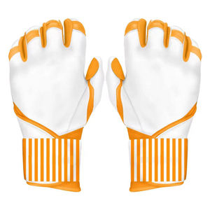 Left/Right Handed Custom <b>Baseball</b> Batting <b>Gloves</b> Hand Protection Long Cuff Batting <b>Gloves</b> Leather <b>Baseball</b> softball <b>Gloves</b> OEM - Product Image 4