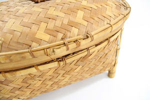 Cesta de Bambú Diseñada para Restaurantes, Mercados y Servicios de Catering, que Ofrece un Contenedor Natural para Alimentos y Productos - Product Image 4