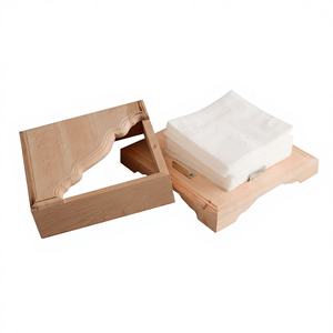 Porte-serviettes en bois durable, écologique, imperméable, de style américain, fait à la main, boîte de rangement pour mouchoirs, option de suspension, portable - Product Image 5