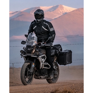 Veste de moto touring personnalisée homologuée CE, imperméable, pour la conduite aventure, avec bandes réfléchissantes, équipement de protection pour moto - Product Image 6