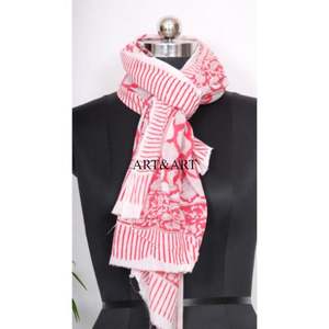 Hermoso Pareo de Algodón Estampado a Mano con Diseño Floral, Tela de Playa para Mujer, Cubre Bikini, Cubre Traje de Baño, para Cuerpo y Cuello - Product Image 4