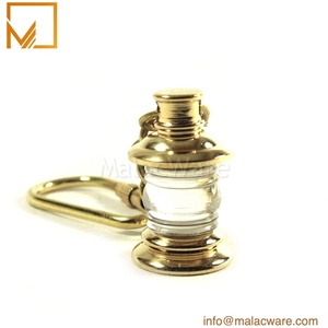 พวงกุญแจโลหะเคลือบเงาสำหรับตกแต่งโคมไฟเรือทองเหลืองโบราณ - Product Image 4