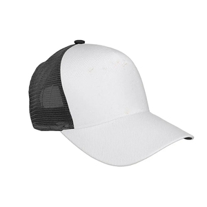 High Quality 5 Panel 3d Embroidery <b>Flat</b> Brim Mesh Trucker Hat Snapback <b>Caps</b> for <b>Men</b> Fitted Mesh Classic Baseball <b>Cap</b> - Product Image 2