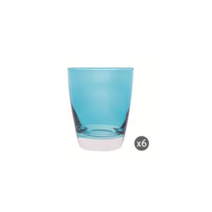Set di 6 bicchieri Excelsa Happy Color, azzurro, 8x8x9,5 cm - Product Image 2