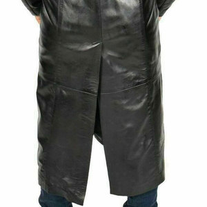 <b>Long</b> <b>Leather</b> Trench <b>Coat</b> Wholesale Women Genuine <b>Leather</b> Overcoat Custom Fashion Winter <b>Coat</b> OEM ODM Private Label - Product Image 6