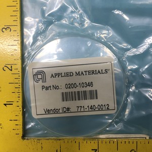 AMAT 0200-10346 WINDOW SAPPHIRE, GDP, SEE THRU - อุปกรณ์และชิ้นส่วนเซมิคอนดักเตอร์ระดับโลกที่เชื่อถือได้ - Product Image 3