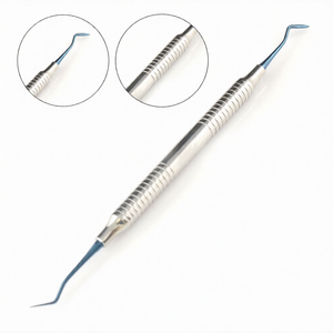 Cuchilla para cera Hollenback con revestimiento de titanio # 2 Instrumentos Dentales de Doble Punta de Acero Inoxidable para Modelar y Tallar Cera - Product Image 2