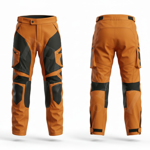 Latest Design Textile Motorcycle Riding Pants <b>Waterproof</b> Protective Biker Breathable Armored with Knee <b>Pads</b> Motorbike Pants Men - Product Image 5