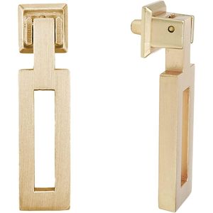 Maniglie per Mobili in Stile Cinese, Pomelli Spazzolati con Design Sospeso, Accessori per Cassetti e Armadietti, Dimensioni 3.07 X 0.87 X - Product Image 1