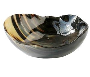 Productos de cuerno de búfalo nuevo cuenco de cuerno de búfalo decorativo ultra brillante hecho a mano de cuerno Real Natural - Product Image 1