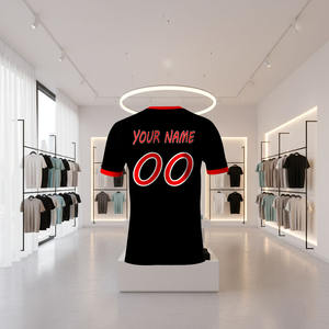 Camiseta Sublimada Personalizada de Manga Corta con Cuello Redondo, 180g, Corte Holgado, Color Sólido, Logotipo Frontal, Tela de Poliéster para Impresión por Transferencia de Calor - Product Image 3