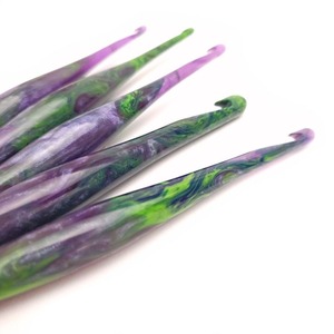 Luxury Handmade Resin <b>Crochet</b> <b>Hook</b> Smooth Knitting Needle for <b>Crochet</b> Yarn Craft Tools - Product Image 5