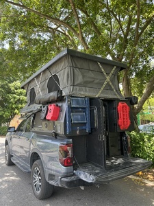 Capot de camion en aluminium avec auvent latéral et espace de rangement pour Ford F-150 avec benne de 5,5 pieds, en Oxford 600D - Product Image 1