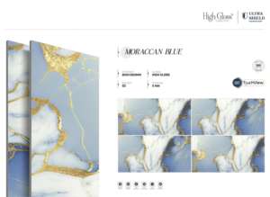 กระเบื้องพอร์ซเลนเคลือบเงา Prestige ขนาด 800x1600 1200x1800 750x1500 มม. ออกแบบมาเพื่อการจัดวางที่เรียบง่ายและสมดุลสวยงาม - Product Image 5