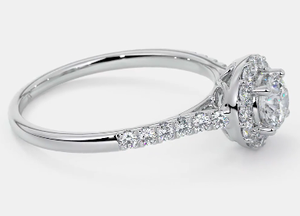 Pulsera de Diamantes Cultivados en Laboratorio con Halo de 3.00 a 4.00 Quilates, CVD HPHT, Oro Blanco de 14K/18K, Certificación IGI, Joyería de Lujo para Mujer, Idea de Regalo - Product Image 5