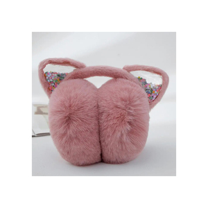 Orejeras de Piel Sintética Rosa, Suaves y Esponjosas, Protección Cálida para el Invierno - Product Image 4