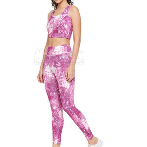 Conjunto de Yoga Moderno para Mujer, de 2 Piezas, Cintura Alta, Material Ligero, Transpirable y Elástico, de Secado Rápido, Ideal para Uso Diario - Product Image 3