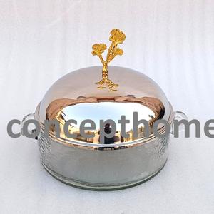 Ollas de Vidrio para Cocina, Decoración de Lujo, Ollas para Guisos, Ollas Hechas a Mano de Alta Demanda a Precio Económico con Tapa de Metal - Product Image 4