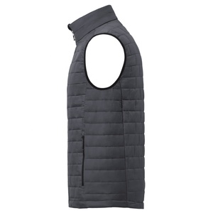 Chalecos de poliéster 100% sin mangas a la moda para hombre, chaquetas con cremallera para exteriores, chaleco informal de invierno, chaqueta a prueba de viento con logotipo personalizado - Product Image 5