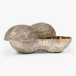 Bol en bois foncé fragmenté artistique, bord brut abstrait, sculpté à la main, corbeille à fruits en bois, centre de table créatif - Product Image 5