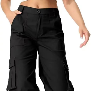 Pantalones Cargo de Algodón para Mujer, Nuevo Diseño, Pantalones Deportivos para Correr, Fitness, Pantalones Casuales con Bolsillos, Ligeros - Product Image 6
