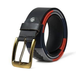 Ceinture de cavalier en cuir véritable de haute qualité, fabriquée à la main, pour hommes, fabricant grossiste - Product Image 4