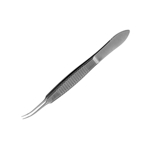 Pinzas de Sutura Microcurvadas de 4 Pulgadas, Acero Inoxidable de 0.5mm, Instrumento Quirúrgico Manual para Suturas, Herramienta de Precisión Fina - Product Image 4