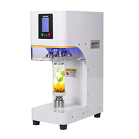 Machine de scellage automatique de canettes de table pour toutes les capacités de canettes en PET avec couvercle en aluminium pour usage commercial