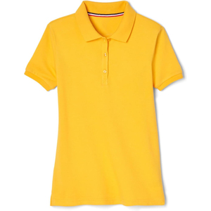 Polo de Mujer a la Moda, Corte Holgado, Manga Corta, Cuello con Ribete en Contraste, Elegante y Moderno - Product Image 1