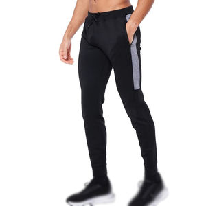 Pantalones Deportivos Casuales para Hombre, Cintura Media, Transpirables, de Secado Rápido, Nailon y Elastano, Diseño Color Block, para Gimnasio y Entrenamiento - Product Image 1