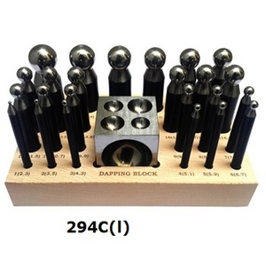 Poinçons de dommage à effet bombé de haute qualité, 36 pièces avec bloc, collection d'outils de fabrication de bijoux haut de gamme et meilleur produit au prix de gros le plus bas - Product Image 4