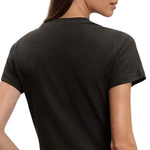 <b>Women's</b> <b>Linen</b> Blend T-Shirt Short Sleeve Summer Shirt Lightweight Breathable Casual <b>Top</b> Soft Natural Fabric Custom Wholesale - Product Image 4