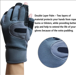 Gants de navigation professionnels en cuir toutes saisons avec une forte adhérence, fonction antidérapante, taille XL, durabilité inégalée pour les activités de plein air - Product Image 4