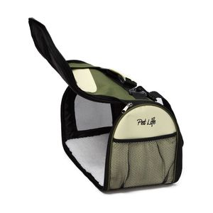 Trasportino per Animali Domestici Sportivo in Rete Approvato dalle Compagnie Aeree, Design Pieghevole con Cerniera - Product Image 3