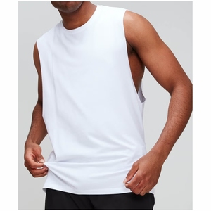 Débardeur d'été pour homme de haute qualité OEM, sans manches, pour la gym, le fitness et la mode - Product Image 1