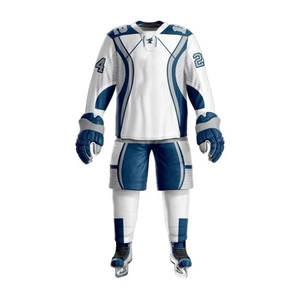 Maillots d'entraînement de hockey sur glace personnalisés – Créez votre propre design, uniforme d'équipe 100 % polyester à séchage rapide - Product Image 5