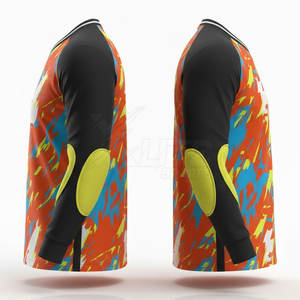 Maillot de gardien de but de football à manches longues au design avancé, grande taille, respirant et anti-humidité, offrant une flexibilité optimale - Product Image 3