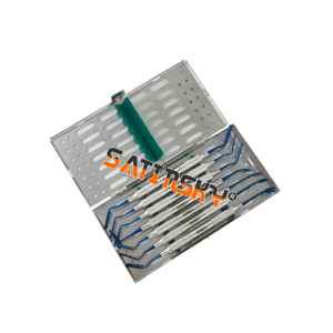 Juego de Empujadores para Injertos Óseos Dentales, 6 Piezas, Empujador Manual de Titanio de Grado Alemán, Calidad Premium, Certificado CE - Product Image 1