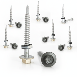 Tornillo Autoperforante de Cabeza Hexagonal Modelo PDC 12, Acero al Carbono Clase 4.8 y 6.8, Galvanizado/Recubierto de Zinc, Rosca Gruesa, en Pulgadas - Product Image 1