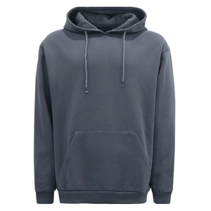 Pull-over pour homme de qualité supérieure, écologique, à séchage rapide, doublé, couleur unie, 100% coton polaire, coupe classique - Product Image 6
