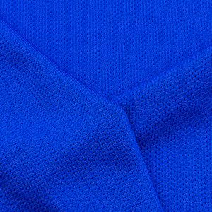 Tissu jersey tricoté 100% polyester bleu, 180g/m², poids moyen, pour vêtements de sport pour hommes - Product Image 6